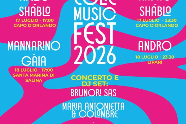 Eolie music fest e brand eolie insieme per una tre giorni di