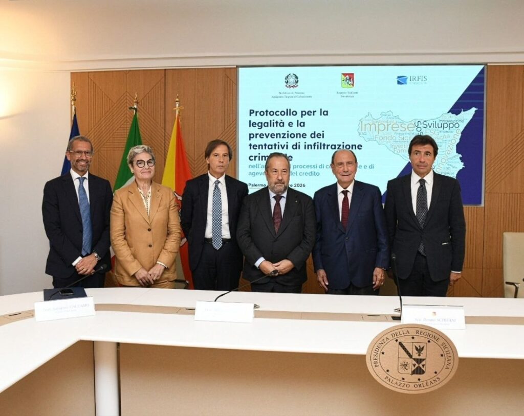 Antimafia firmato protocollo tra regione irfis e prefetture